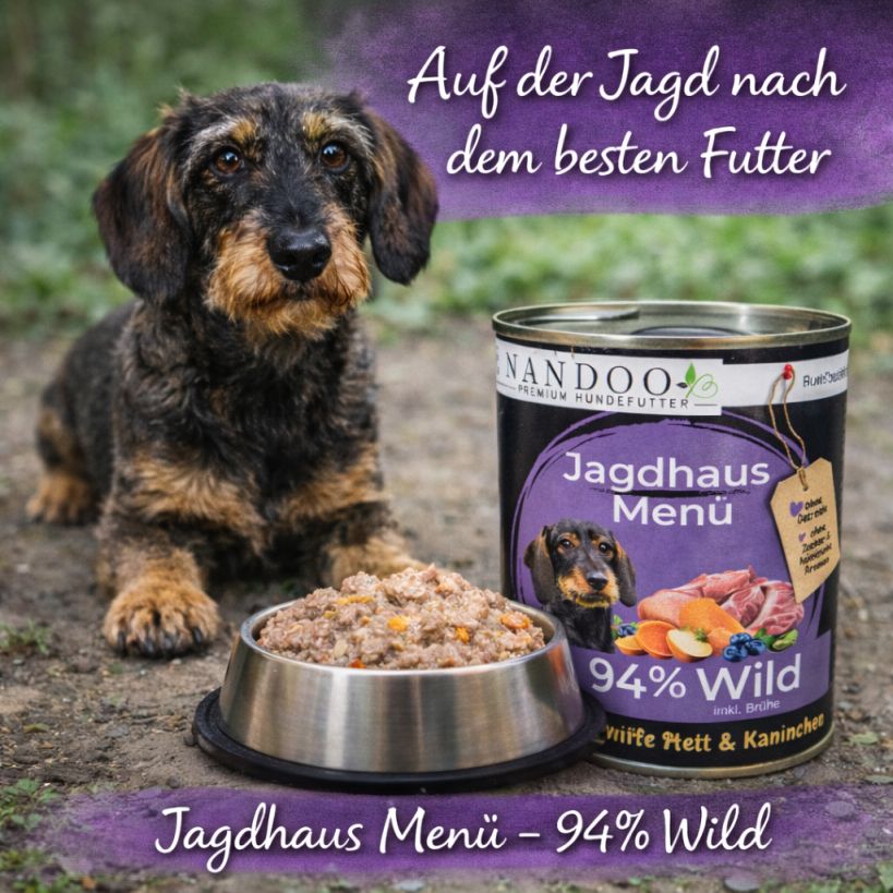 NANDOO Jagdhaus Menü, Wildschwein, Ente & Kaninchen